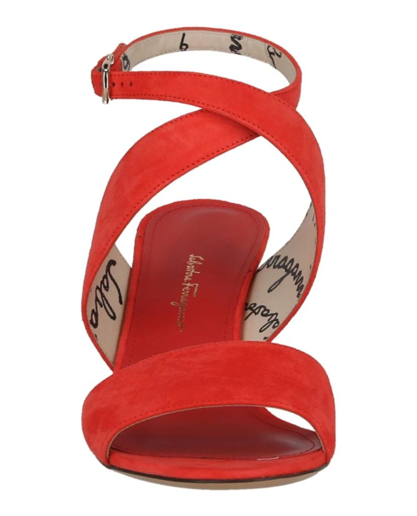 商品Salvatore Ferragamo|Sheena Suede Heel Sandals,价格¥2375,第4张图片详细描述