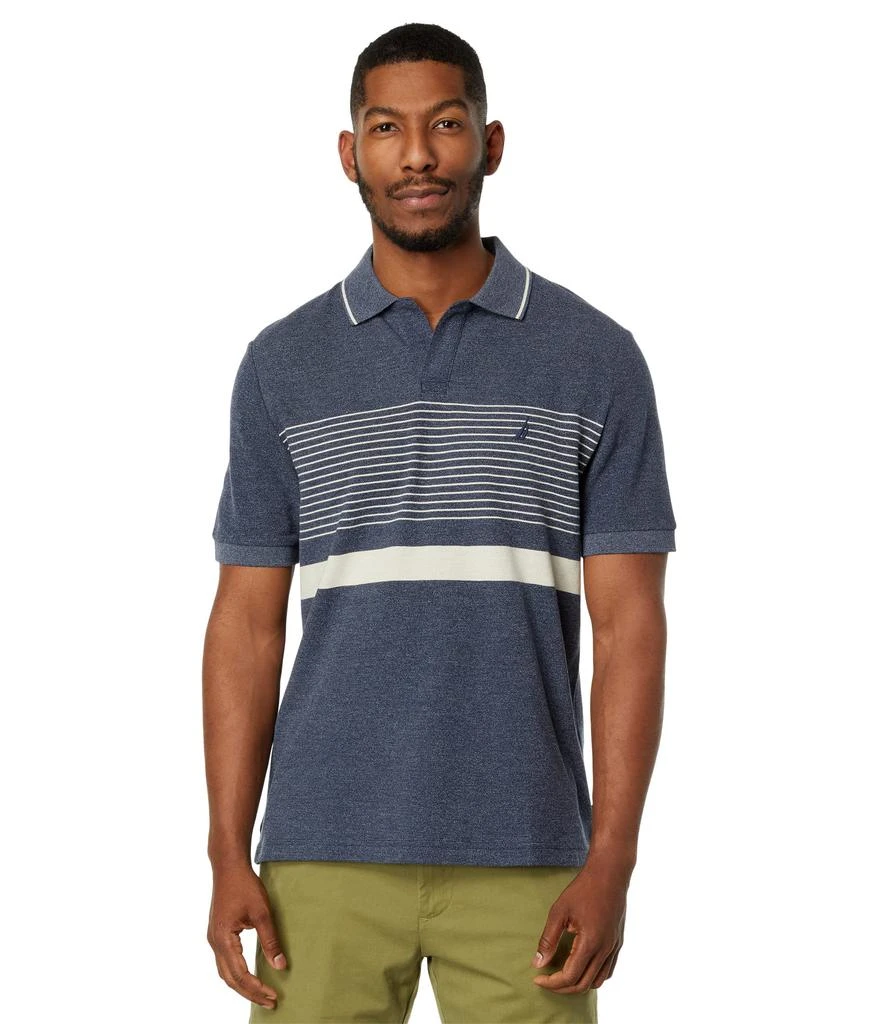 商品Nautica|Sustainably Crafted Classic Fit Chest-Stripe Polo,价格¥284,第1张图片