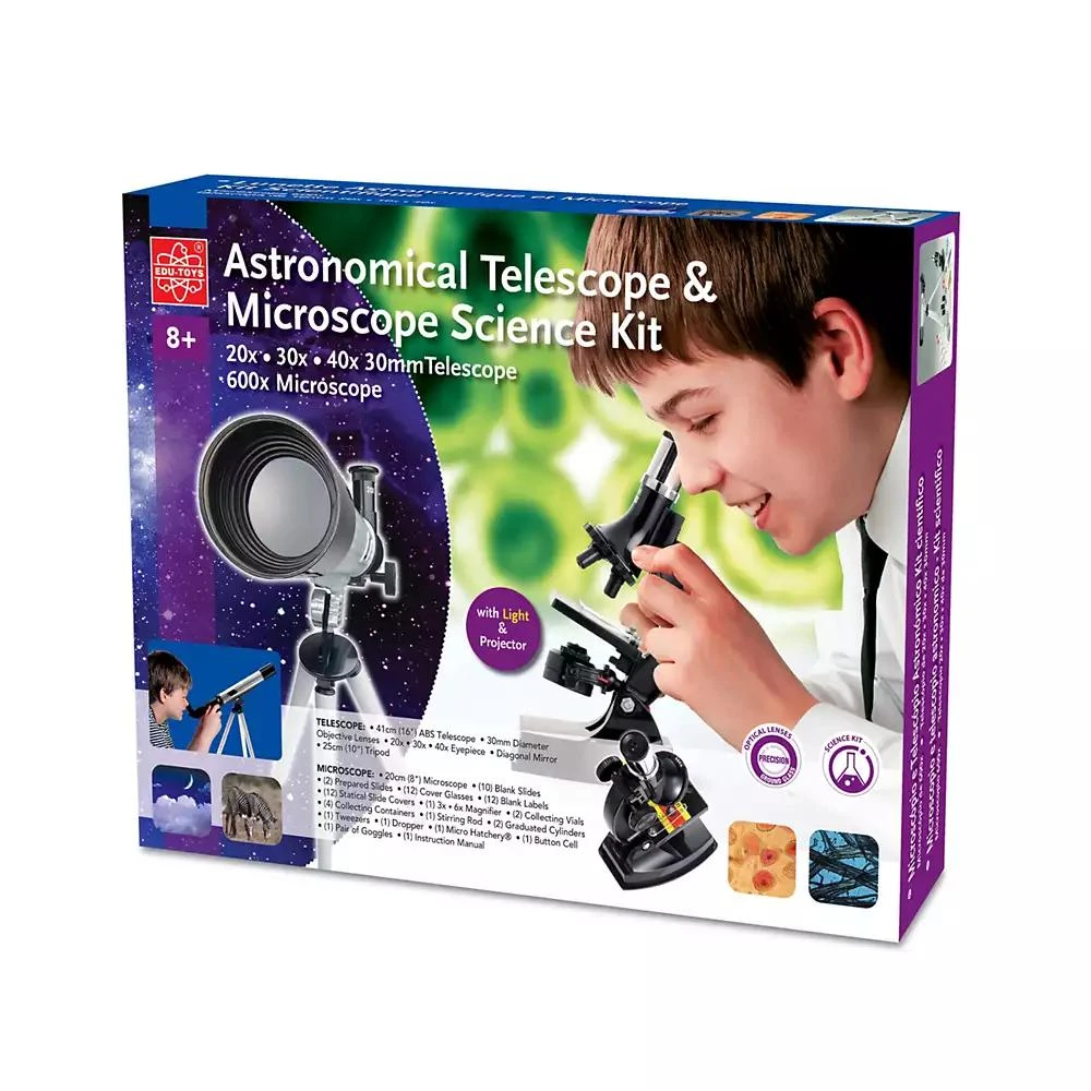 商品Elenco|Edu Toys Astronomical Telescope And Microscope Science Set,价格¥389,第1张图片