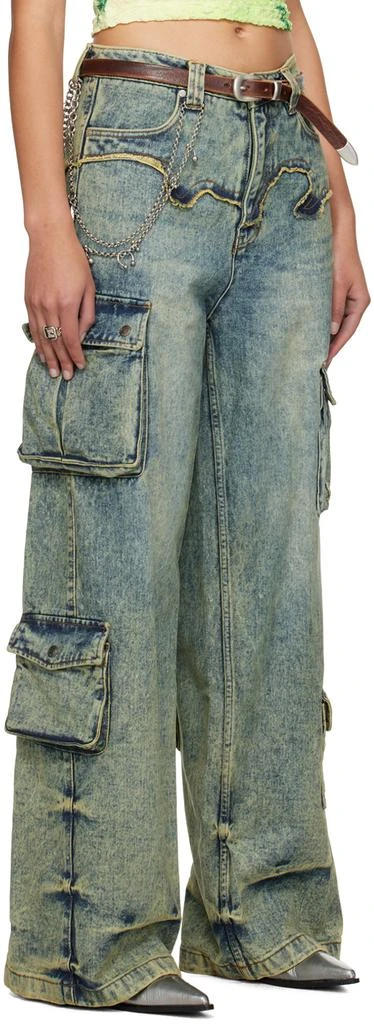 商品ANDERSSON BELL|Blue Simiz Jeans,价格¥5487,第2张图片详细描述