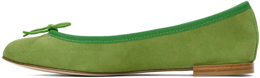 商品Repetto|Green Cendrillon Ballerina Flats,价格¥1283,第3张图片详细描述