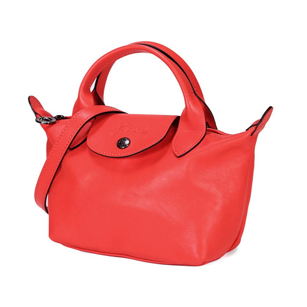 LONGCHAMP 女士粉红色绵羊皮mini手提斜挎包 1500757P56商品第2张图片规格展示