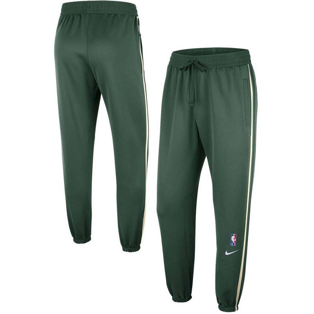 商品NIKE|Men's Hunter Green Milwaukee Bucks 75Th Anniversary Showtime on Court Performance Pants,价格¥788,第1张图片