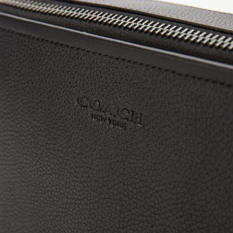 商品Coach|Coach Men's Charter Crossbody Bag 24 In Pebble Leather - Black,价格¥2110,第4张图片详细描述