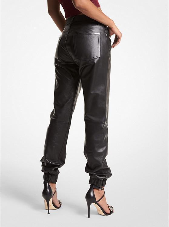 商品Michael Kors|Leather Joggers,价格¥3639,第4张图片详细描述