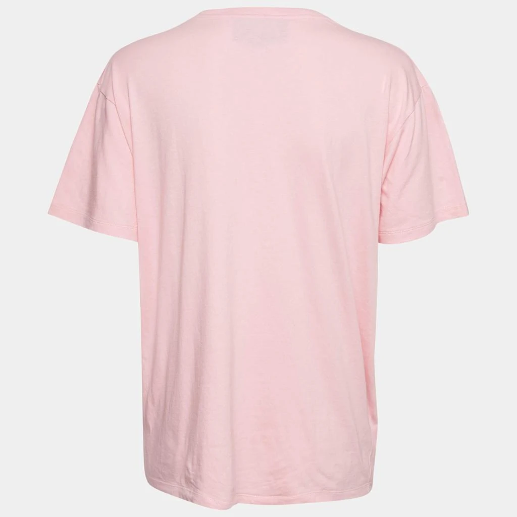 商品[二手商品] Gucci|Gucci x Doraemon Pink Embroidered Jersey Crewneck T-Shirt XS,价格¥1696,第2张图片详细描述