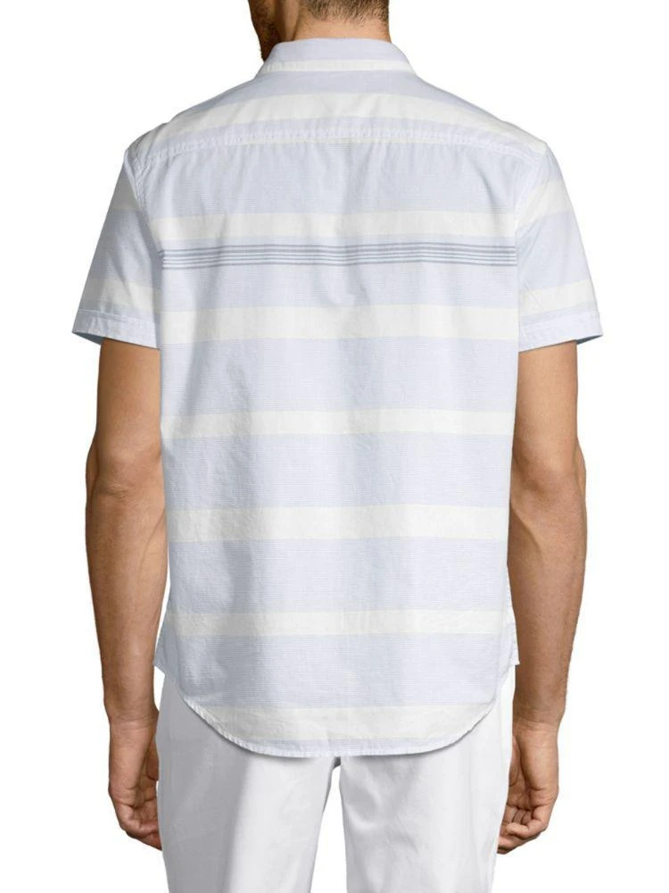 商品Calvin Klein|Striped Cotton Button-Down Shirt,价格¥158,第2张图片详细描述