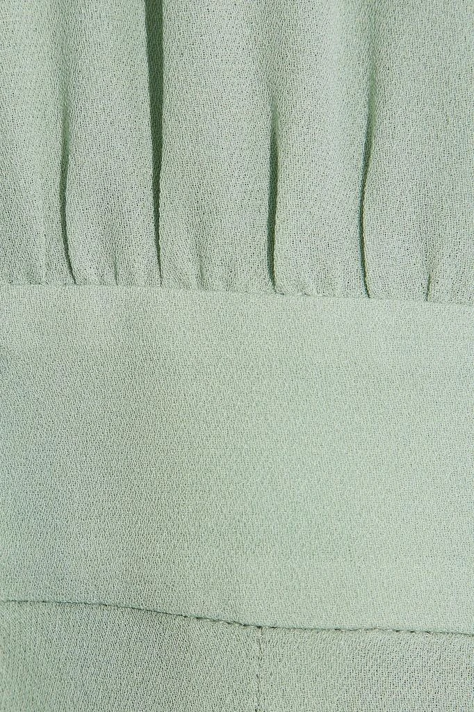 商品Valentino|Ruffled silk-georgette playsuit,价格¥13535,第2张图片详细描述