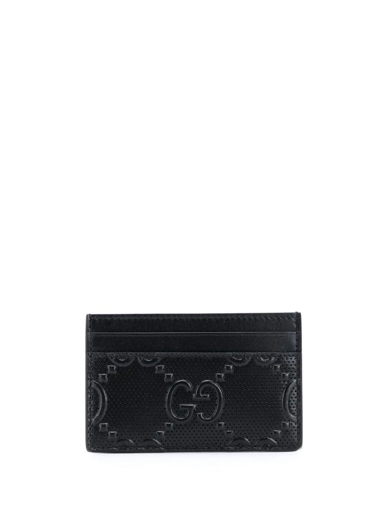 商品Gucci|GUCCI - Gg Embossed Leather Card Case,价格¥2481,第1张图片