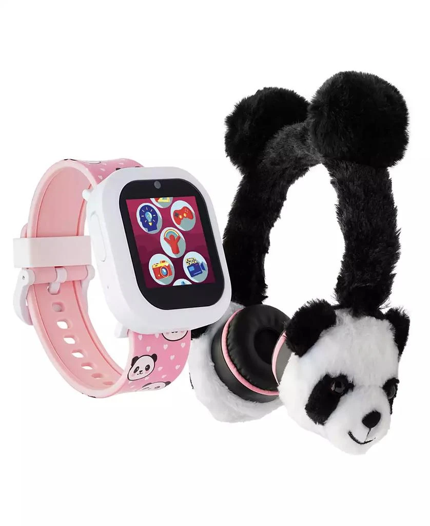 商品Playzoom|V3 Girls White and Pink Silicone Smartwatch 42mm Gift Set,价格¥226,第1张图片