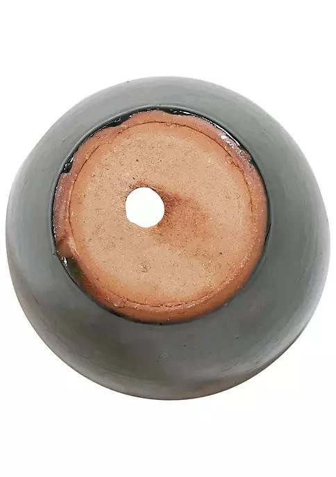 商品belk|Decor Sunnydaze Resort Ceramic Indoor Outdoor Planter   Forest Lake Green   8 Inch   Set Of 2,价格¥585,第3张图片详细描述