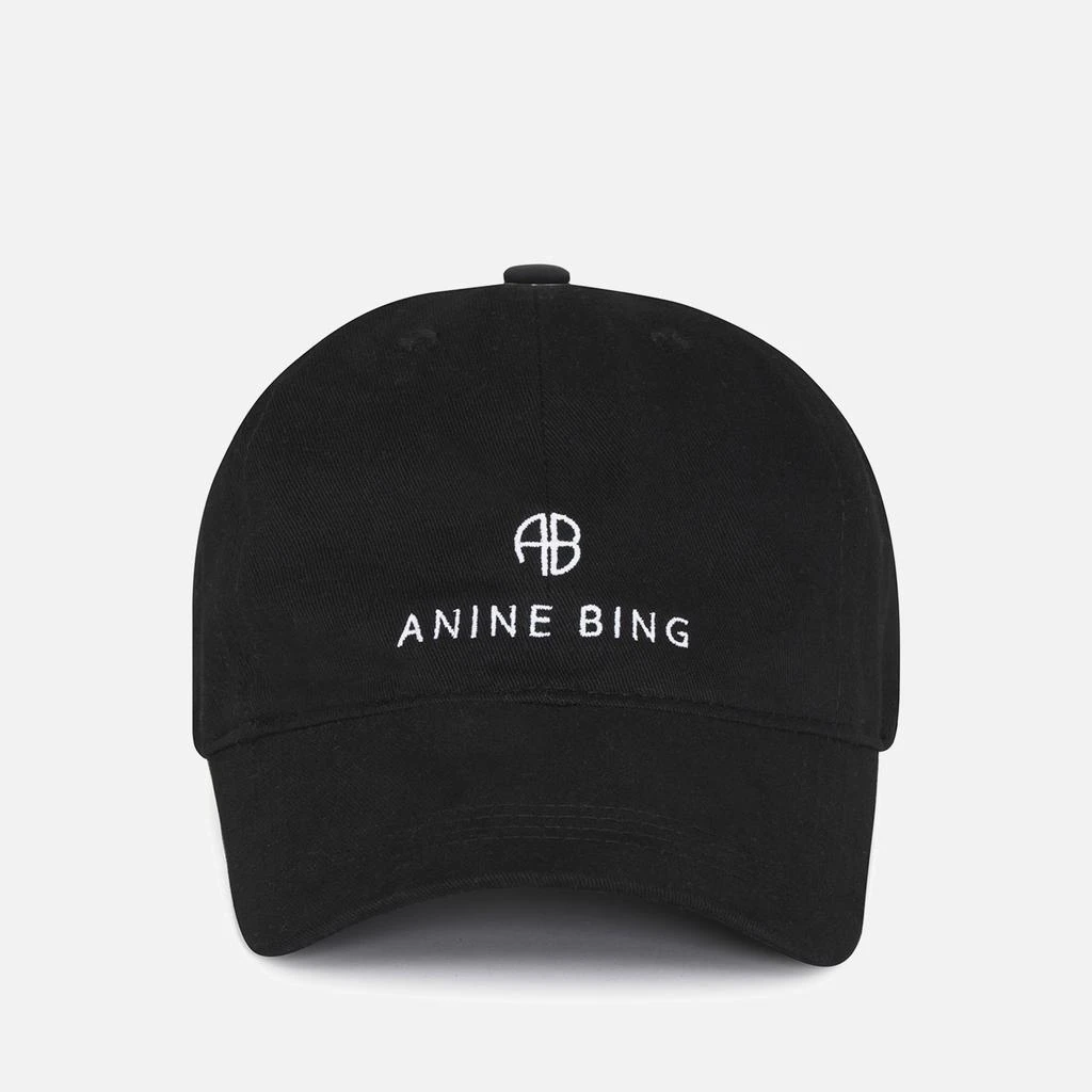 商品ANINE BING|Anine Bing Jeremy Logo Cotton-Twill Baseball Cap,价格¥521,第2张图片详细描述