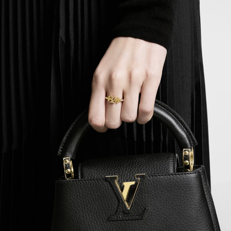 LV/路易威登 女士金色金属戒指 商品