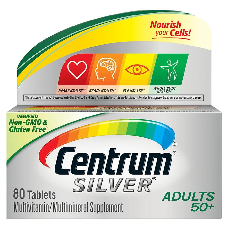 商品Centrum|善存中老年复合维生素银片 80片,价格¥80,第1张图片