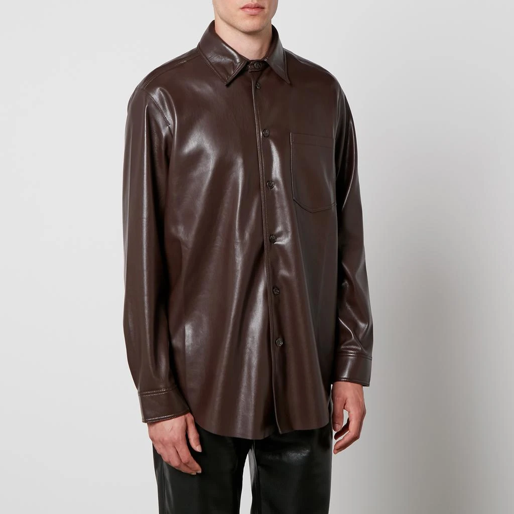 商品Nanushka|Nanushka Landis Faux Leather Shirt,价格¥1015,第1张图片