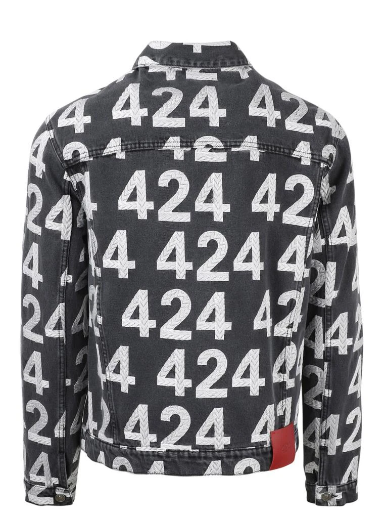 商品FourTwoFour on Fairfax|424 Embroidered Denim Jacket,价格¥5082,第2张图片详细描述