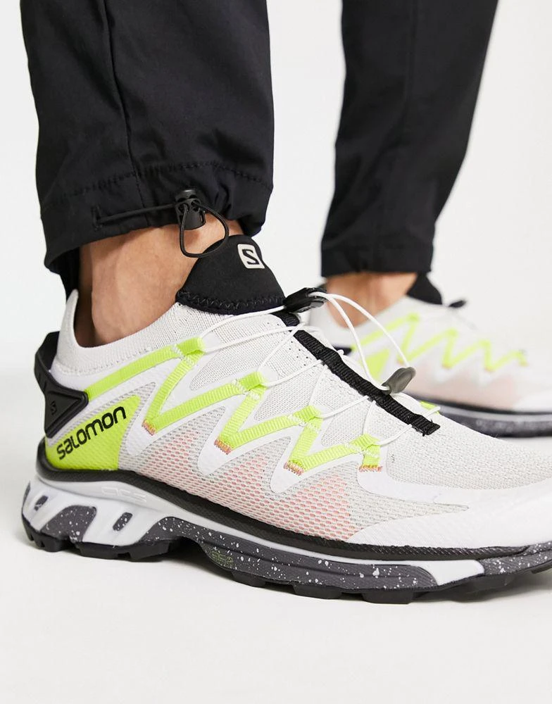 商品Salomon|Salomon Unisex XT-RUSH trainers in white/lime green,价格¥963,第4张图片详细描述