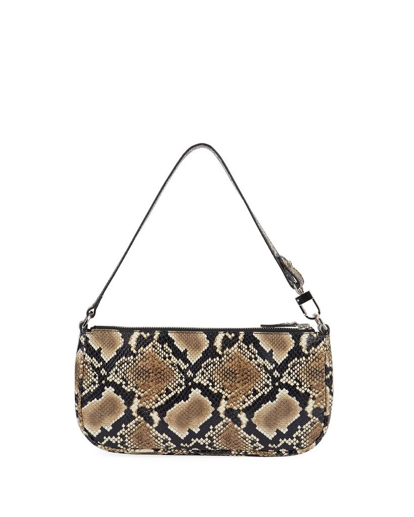 商品by FAR|Rachel Snake-Print Leather Shoulder Bag,价格¥1273,第1张图片