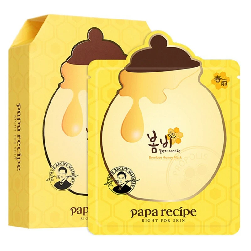 商品PAPA RECIPE|韩国paparecipe黄春雨蜂蜜面膜10片	,价格¥96,第1张图片