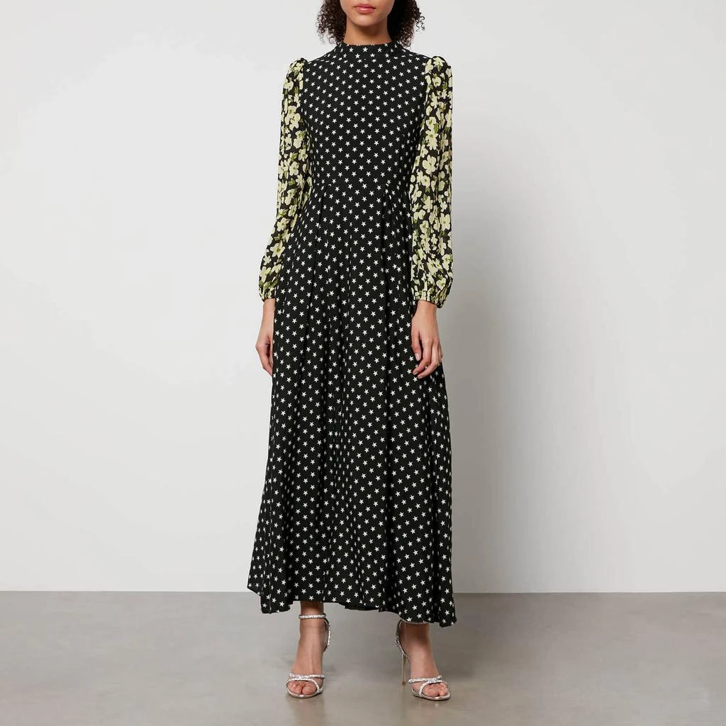 商品Sister Jane|Sister Jane Ballad Jacquard and Seersucker Midi Dress,价格¥902,第1张图片