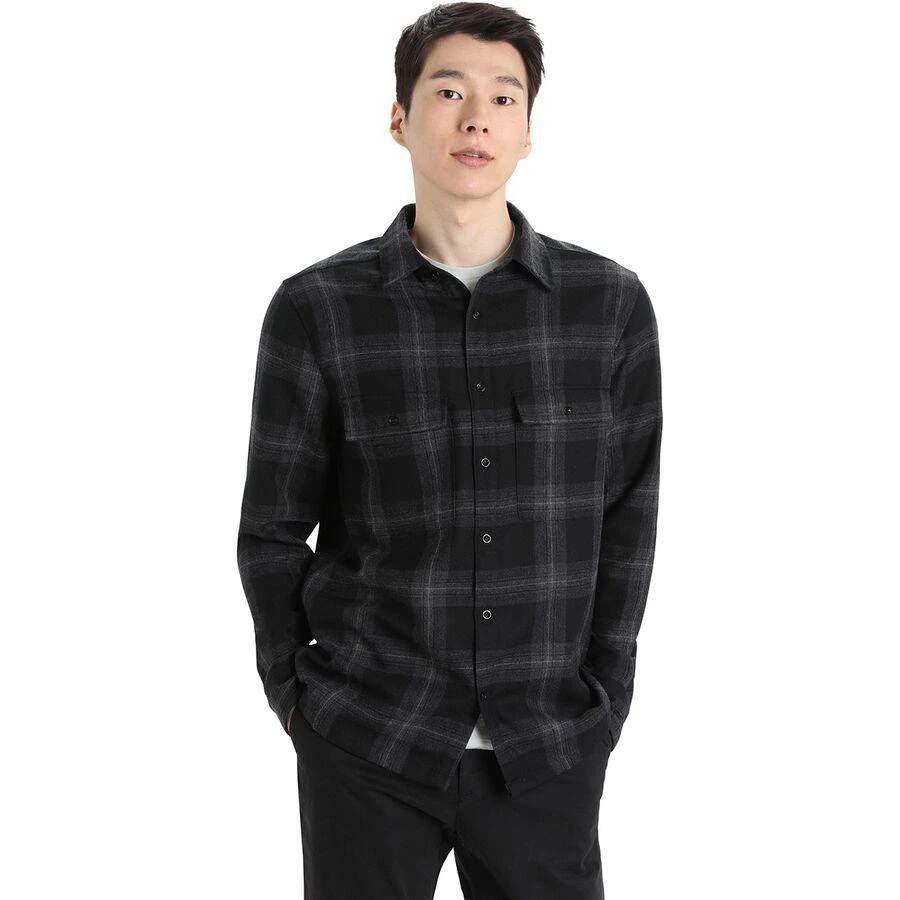 商品Icebreaker|Dawnder Long-Sleeve Plaid Flannel Shirt - Men's,价格¥1180,第1张图片