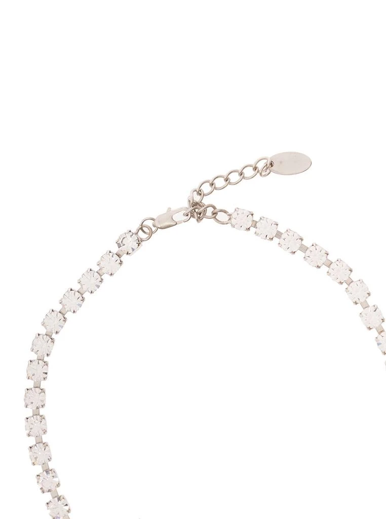 商品FORTE_FORTE|Forte_Forte White Crystals Collier With Asymmetric Pendants In Brass Woman,价格¥1726,第3张图片详细描述