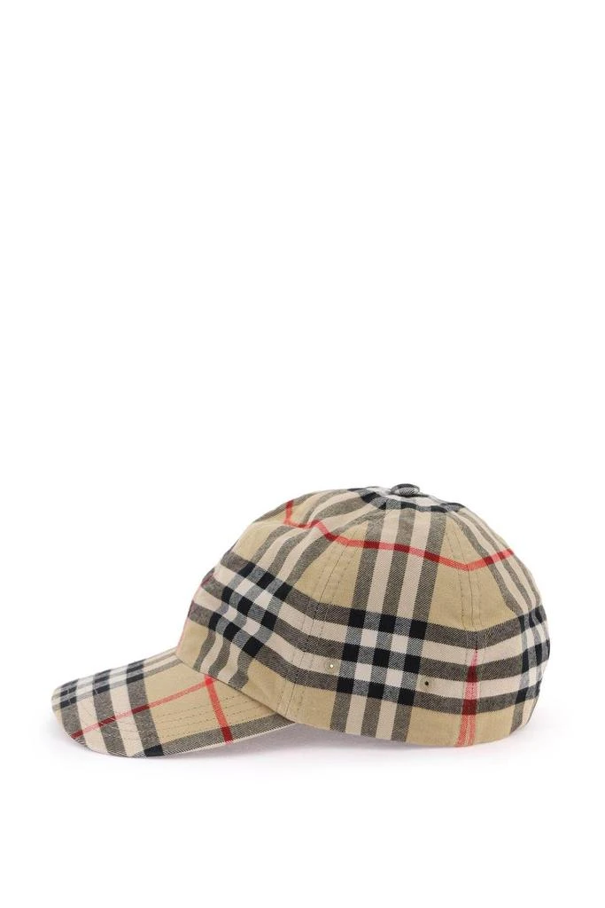 商品Burberry|Check cotton baseball cap,价格¥1683,第4张图片详细描述