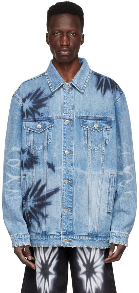 商品We11done|Blue Denim Jacket,价格¥9117,第1张图片