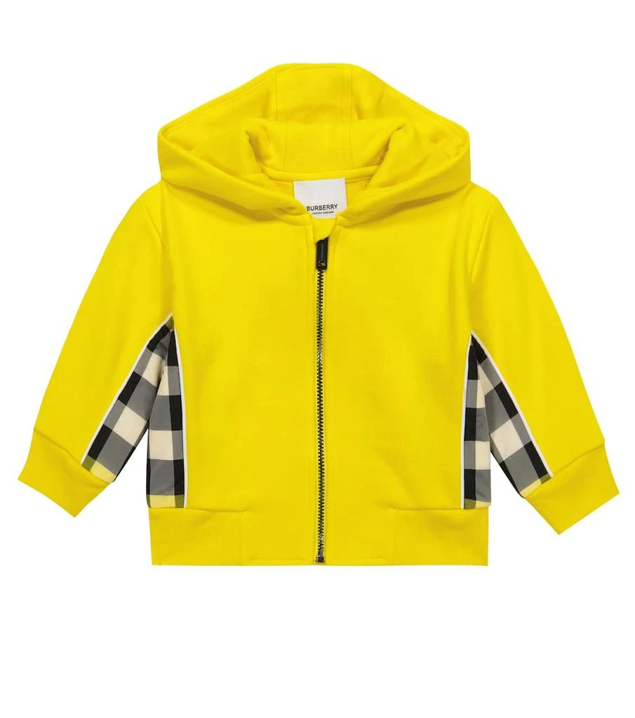 商品Burberry|Baby checked cotton zip-up hoodie,价格¥2346,第1张图片