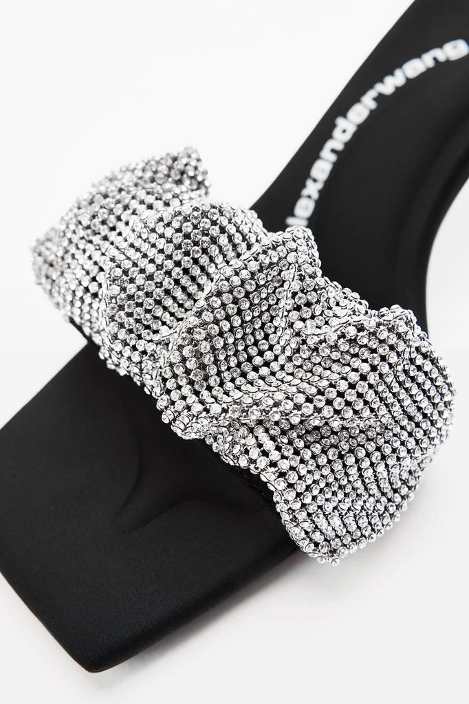 商品Alexander Wang|JESSIE CRYSTAL SCRUNCHIE BLACK/CLEAR,价格¥3590,第4张图片详细描述