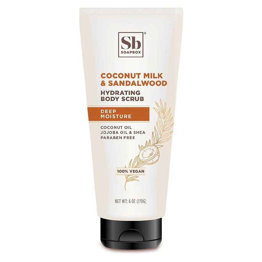 商品Soapbox|Coconut Milk & Sandalwood Body Scrub,价格¥19,第1张图片