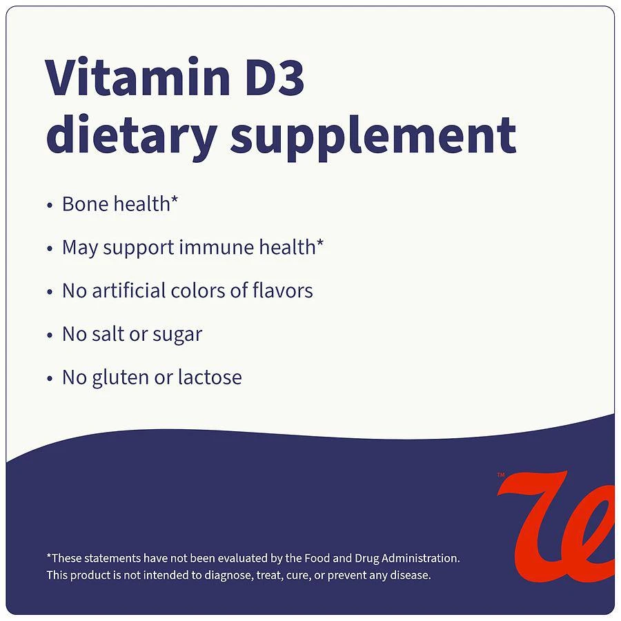 Vitamin D3 25 mcg (1000 IU) Softgels 商品