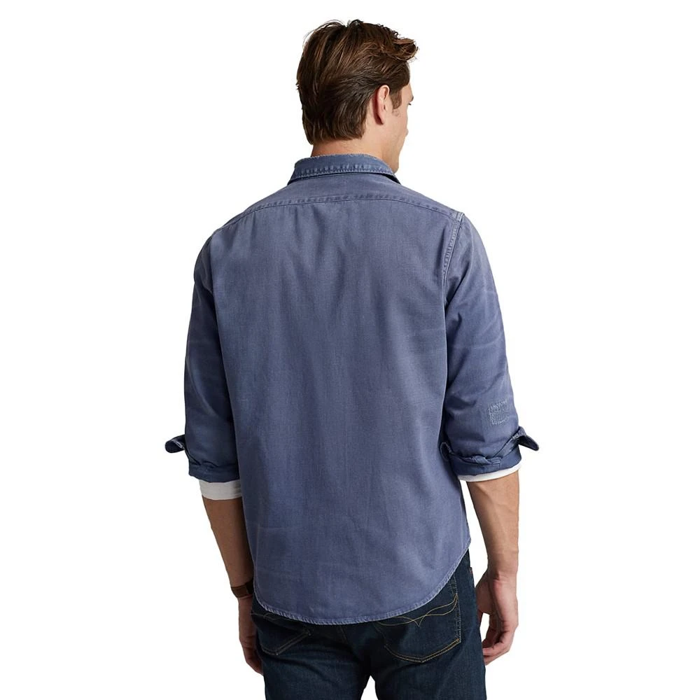 商品Ralph Lauren|Men's Classic-Fit Denim Workshirt,价格¥679,第2张图片详细描述