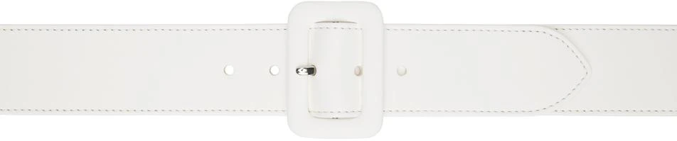 商品MAISON MARGIELA|White Leather Belt,价格¥1447,第1张图片