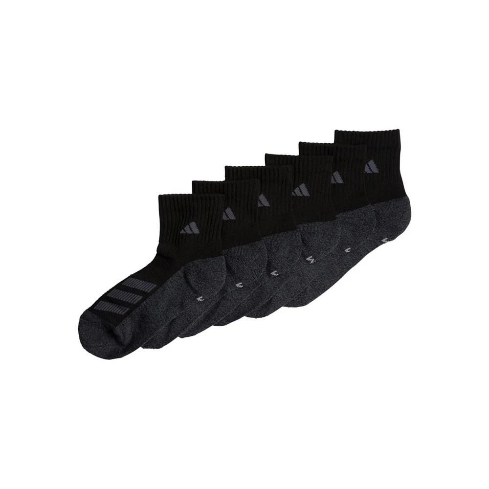 商品Adidas|Big Boys Cushioned Angle Stripe Quarter Sock Pack of 6,价格¥120,第3张图片详细描述