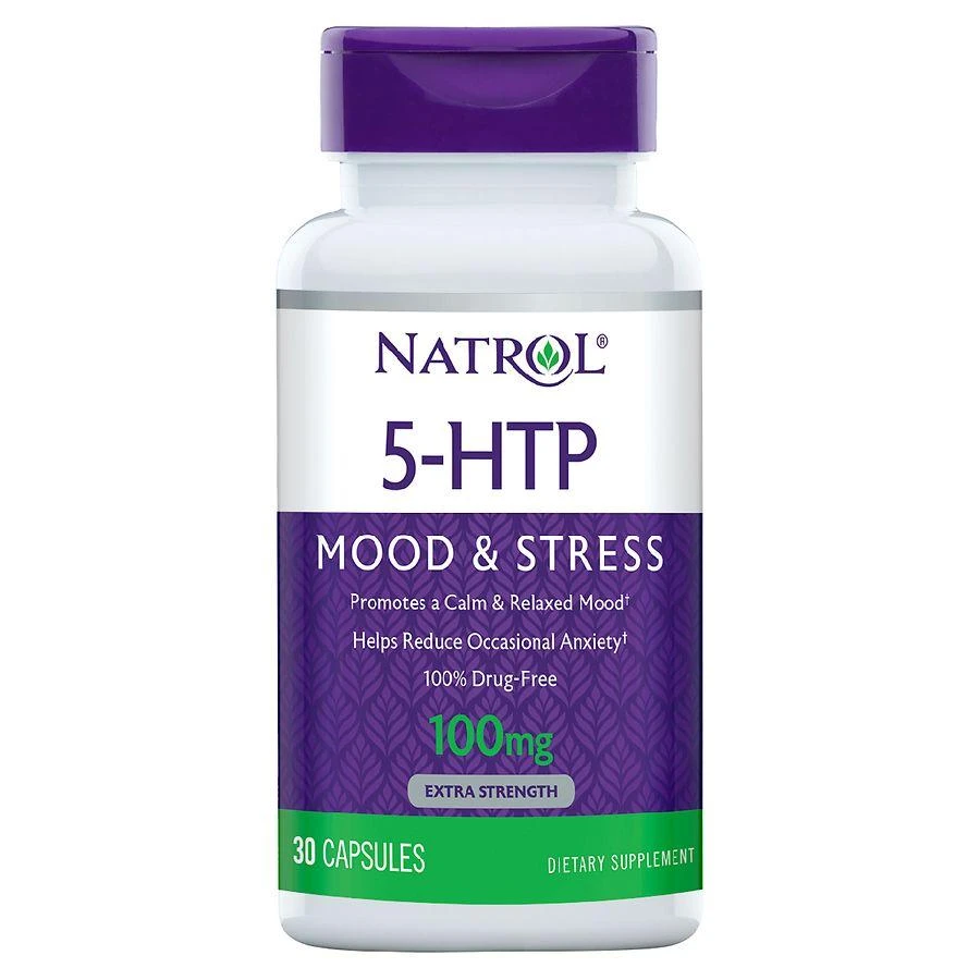 商品Natrol|5-HTP 100 mg Double Strength Capsules,价格¥112,第1张图片