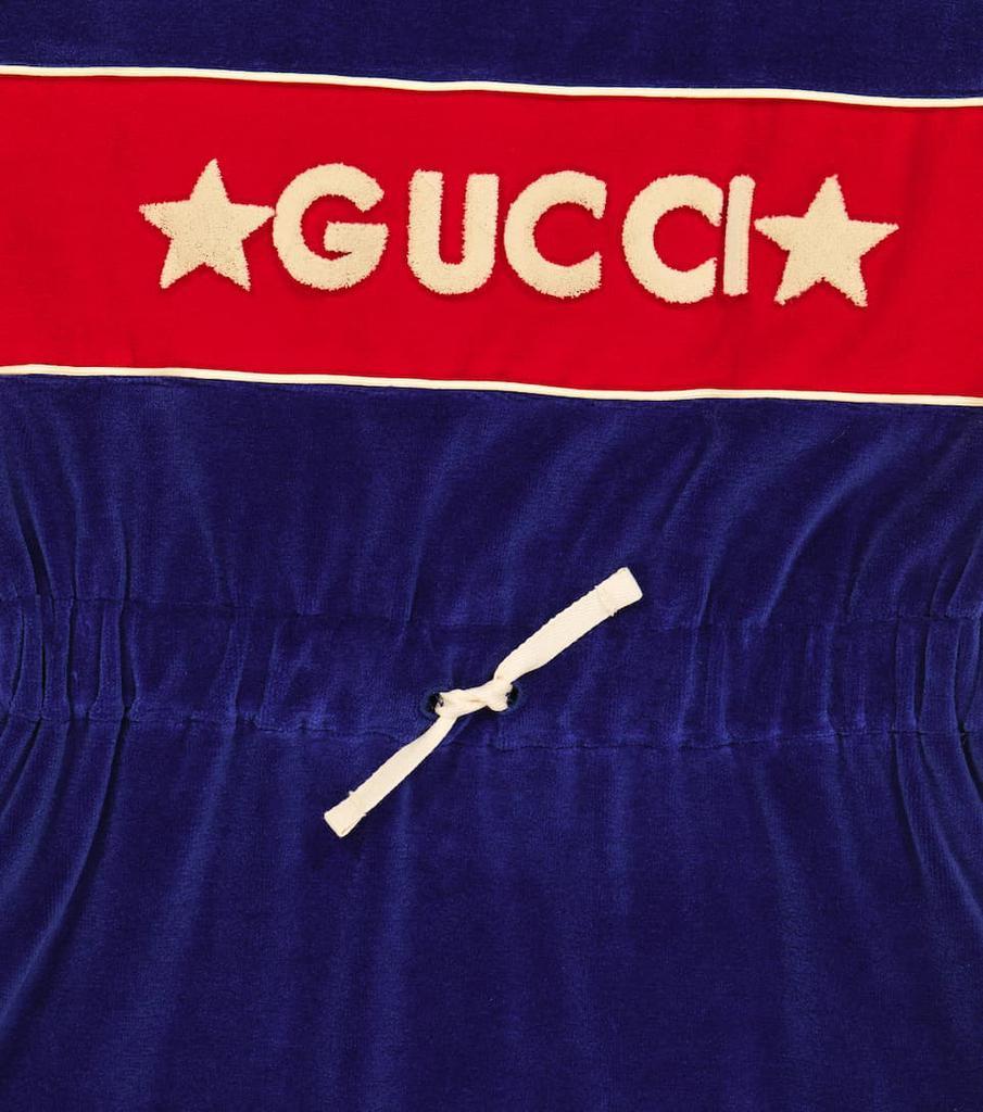 商品Gucci|Logo刺绣雪尼尔连衣裙,价格¥3946,第5张图片详细描述