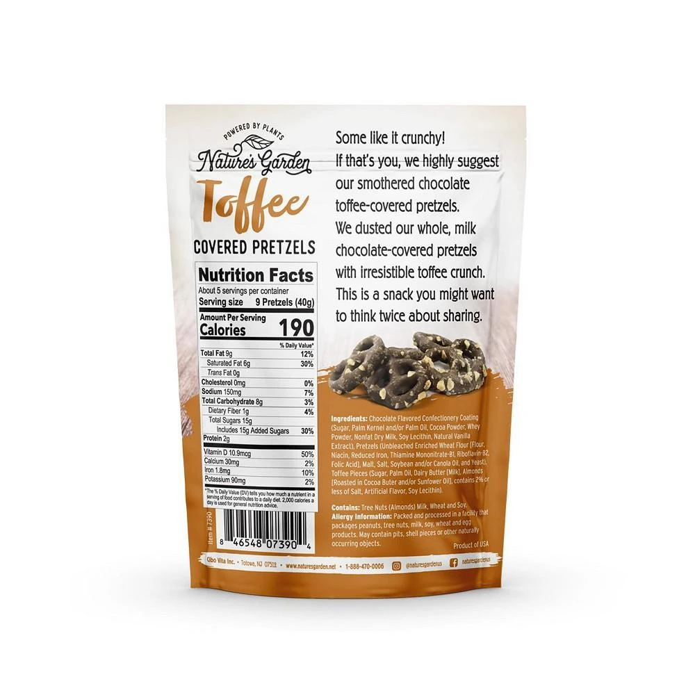 商品Nature's Garden|Toffee Covered Pretzels,价格¥99,第2张图片详细描述