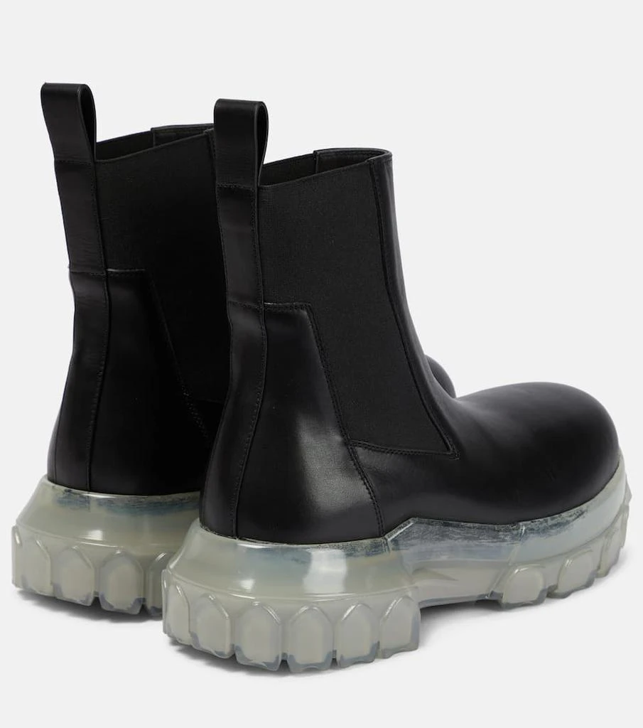 商品Rick Owens|Beatle Bozo Tractor皮革切尔西靴,价格¥7618,第3张图片详细描述