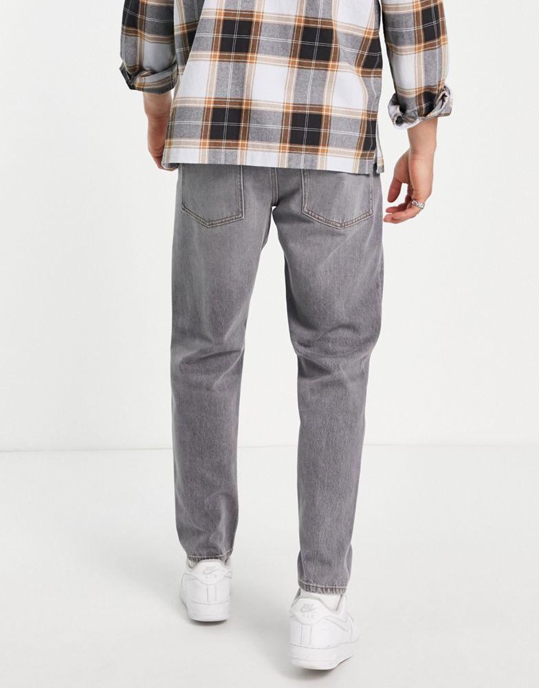 ASOS DESIGN classic rigid jeans in grey商品第4张图片规格展示