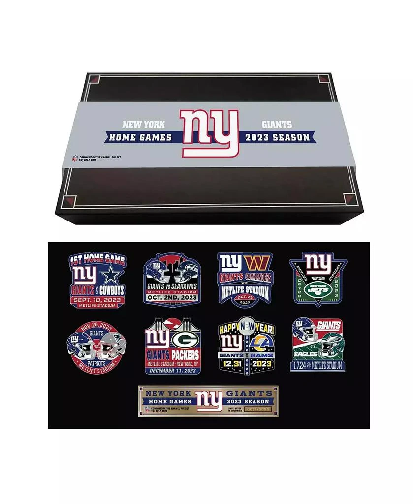 商品Mojo Licensing|New York Giants 2023-24 Game Day Pin Collector Set,价格¥738,第1张图片
