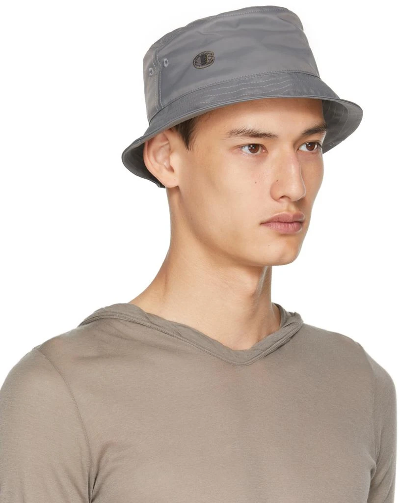 商品Rick Owens|Grey Champion Edition Nylon Gilligan Hat,价格¥855,第2张图片详细描述