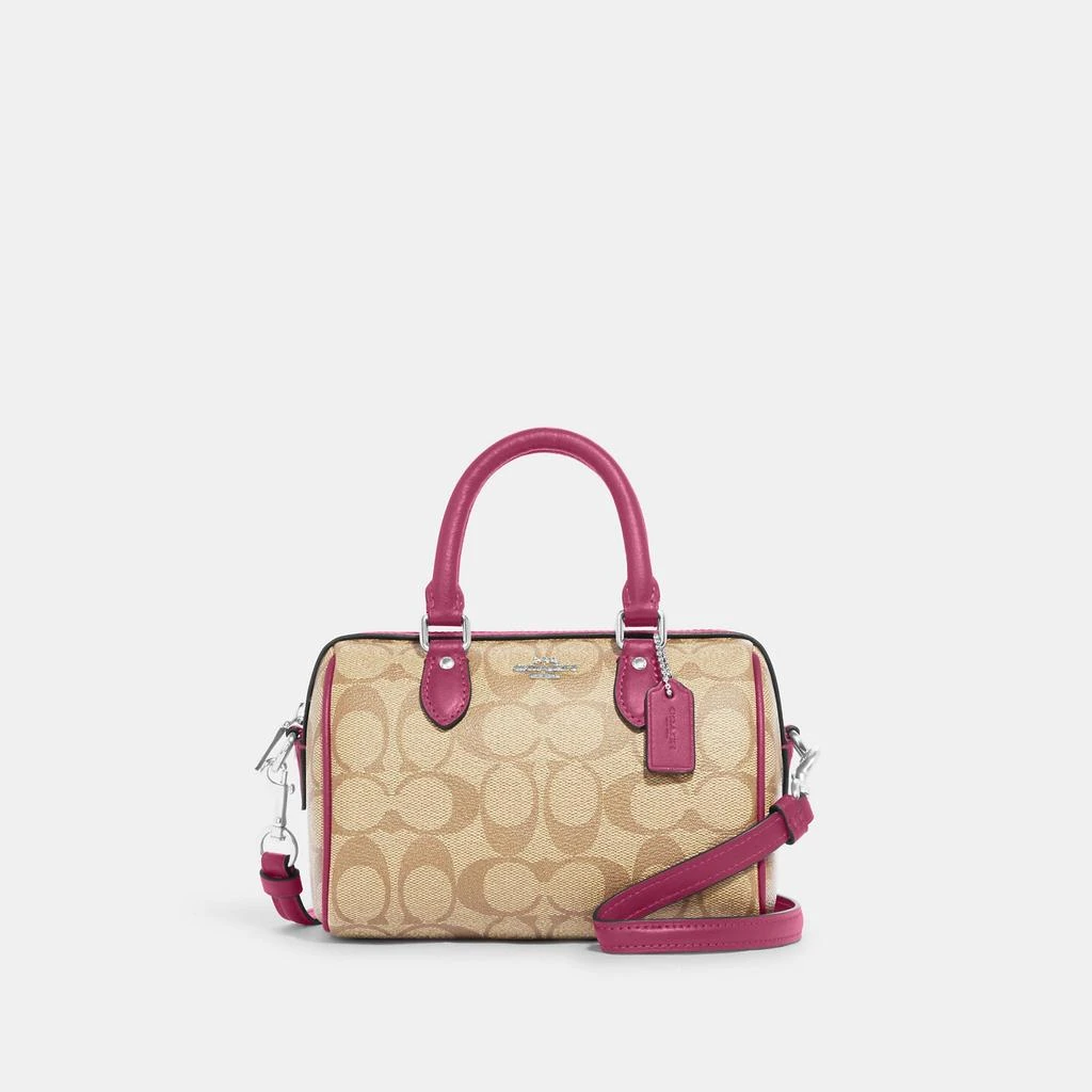 商品Coach|女式 Rowan系列 帆布迷你斜挎包,价格¥1261,第1张图片