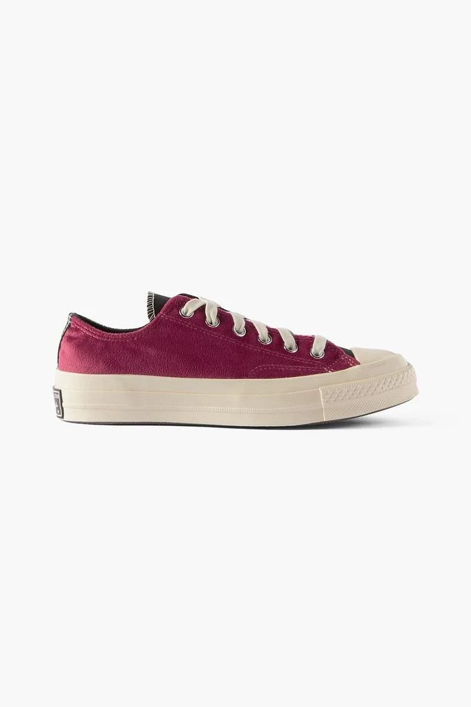 商品Converse|+ Beyond Retro Chuck 70 two-tone velvet sneakers,价格¥222,第1张图片