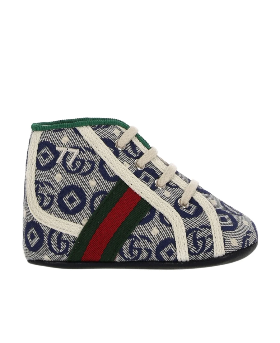 商品Gucci|Gucci 男童运动鞋 663413U4G404462 黑色,价格¥2883,第1张图片