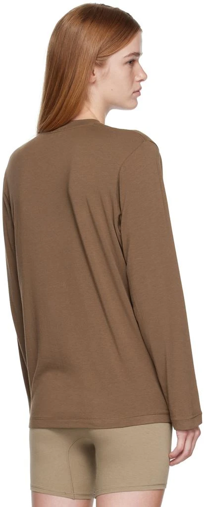 商品SKIMS|Brown SKIMS Boyfriend Sleep Long Sleeve T-Shirt,价格¥469,第3张图片详细描述