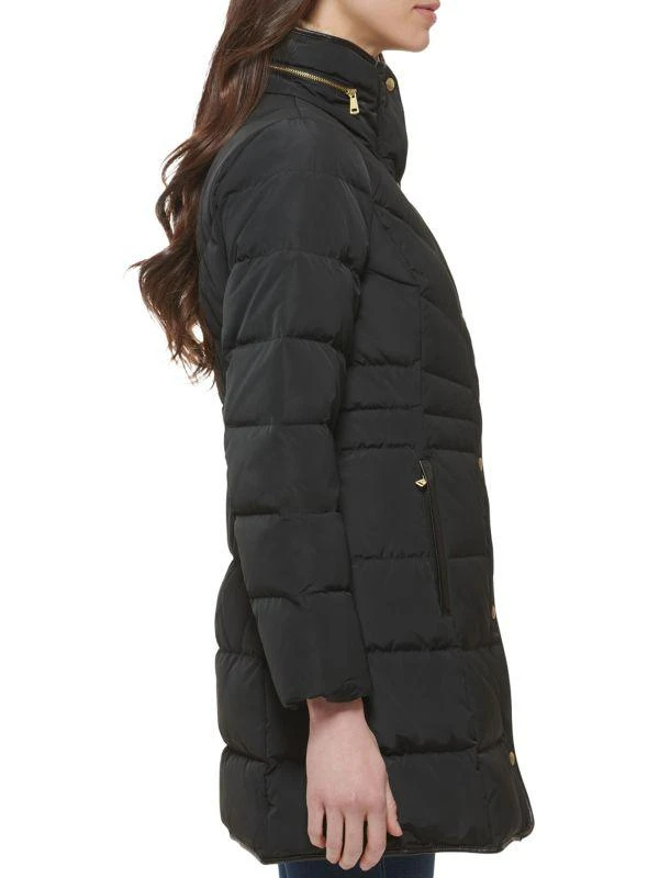 商品Cole Haan|Faux Fur Trim Down Puffer Jacket,价格¥1420,第3张图片详细描述