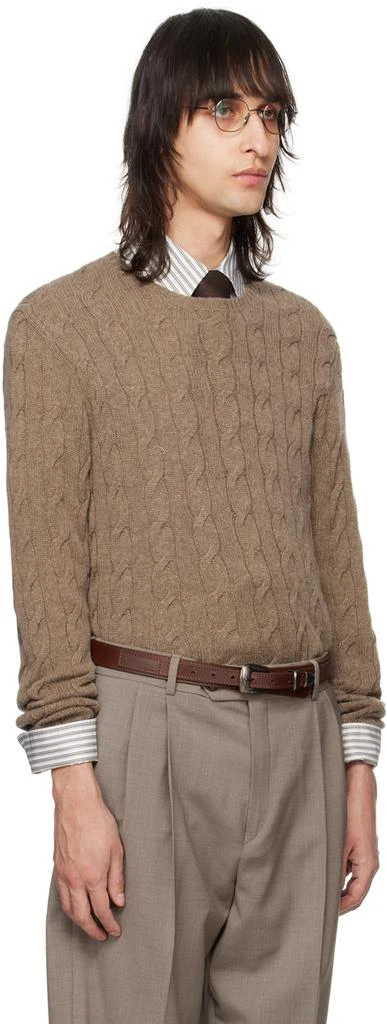 商品Ralph Lauren|Taupe 'The Iconic' Sweater,价格¥7332,第2张图片详细描述