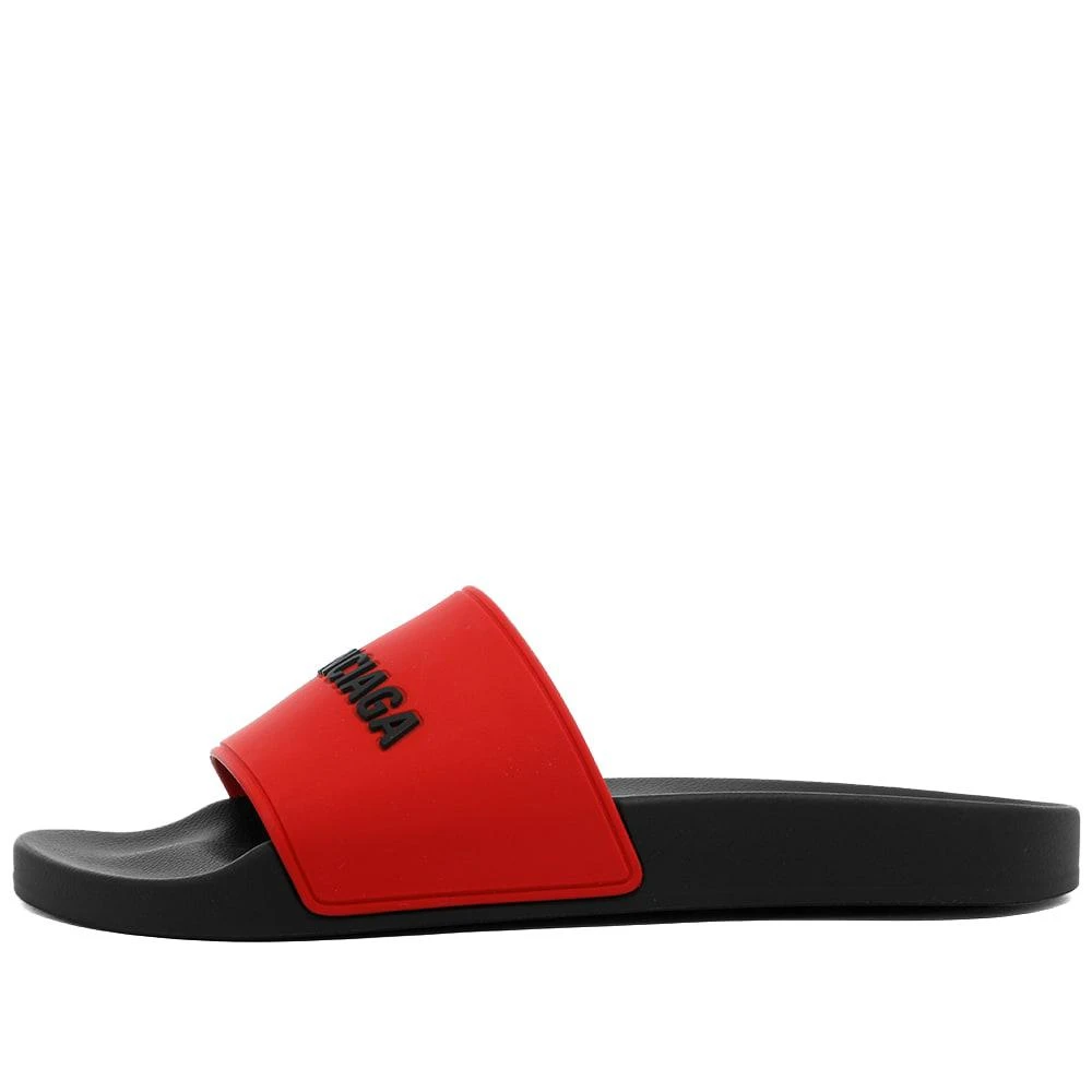 商品Balenciaga|Balenciaga Logo Pool Slide,价格¥2142,第2张图片详细描述