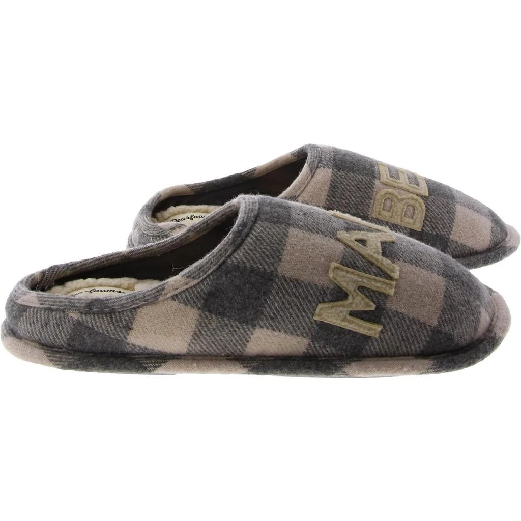 商品Dear Foams|Papa Bear Scuff Mens Faux Fur Slip On Loafer Slippers,价格¥182,第3张图片详细描述